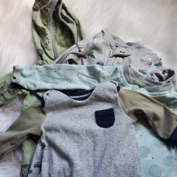 Carter's & Cloud Island Infant Onesie Bundle SZ 3 Months - Picture 6 of 13